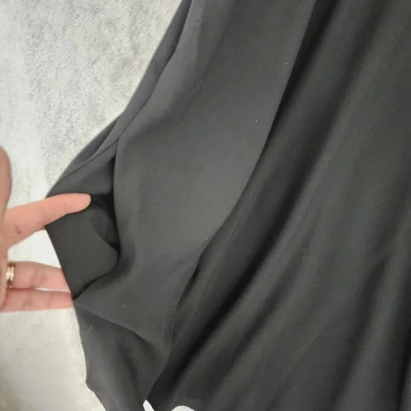 NWT Sejour Black Cold Shoulder Plus Size Tunic Dress 22W Flowy A-Line 19PT - Picture 5 of 8